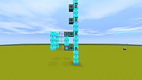 《迷你世界》选层观光电梯教程,360°全景天窗自动升降梯!