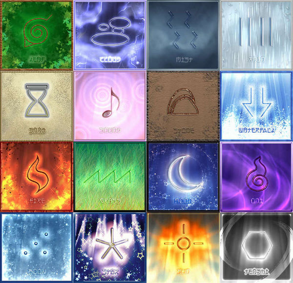 求《火影忍者》各国各村的标志,就是鸣人头上护额的标志,要别的国别的