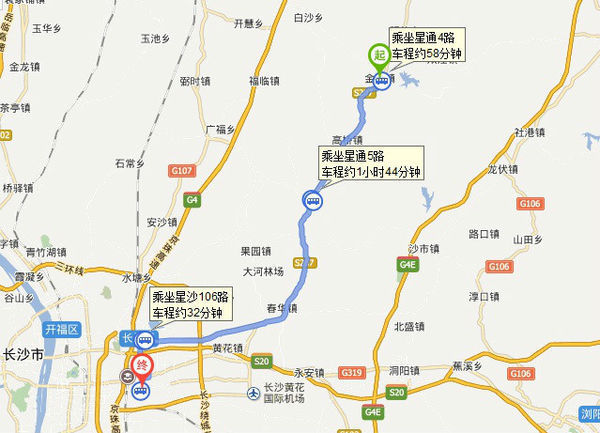 湖南农业大学到长沙县金井镇怎么走