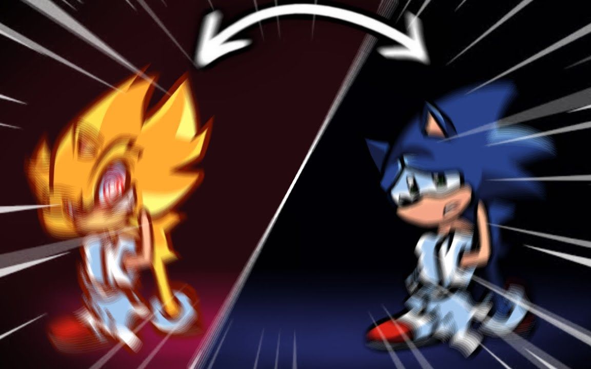 [图]Phantasm | But Sonic and Fleetway change turns too much (FNF Chaos Nightmare Mod