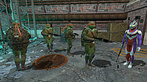 忍者神龟从 下水道出来找迪迦奥特曼干什么啊?