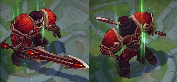 盖伦的战神阿瑞斯皮肤外观图