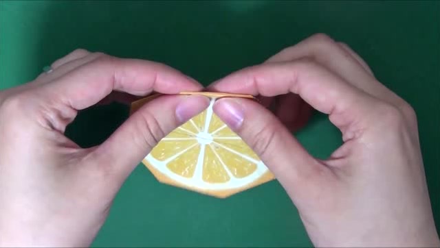 百灵鸟教您"橙子"折纸方法, 非常简单好学