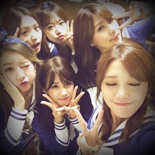 韩国女团apink的颜值排行