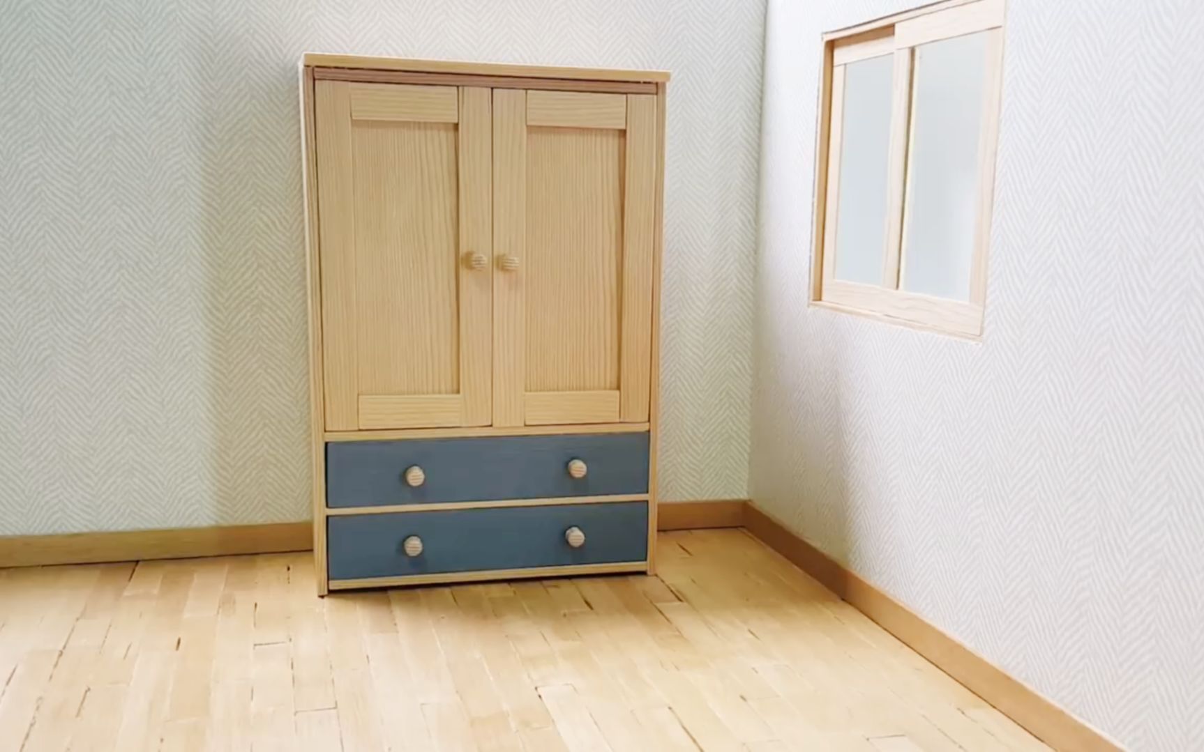 [图]【娃屋家具】▶娃用衣柜+衣架