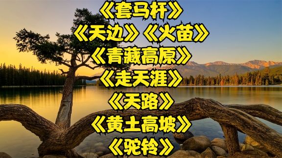 [图]《套马杆》《天边》《火苗》《青藏高原》《走天涯》《天路》驼铃