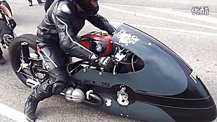 2013咖啡骑士 caferacer 摩托车直线加速赛