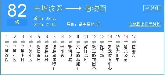 杭州82路公交车路线能到达八字桥车站吗?