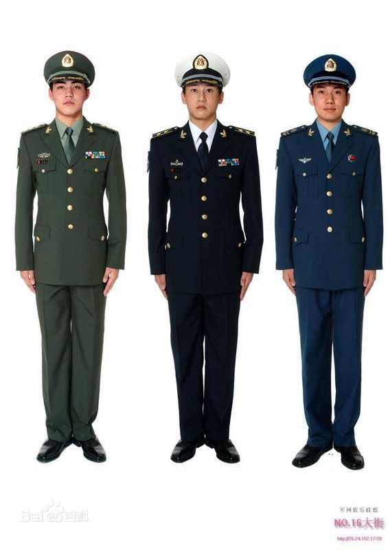 武警 空军 陆军 海军 衣服有什么不同图片