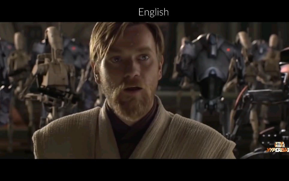 星球大战】 欧比旺用多国语言说出"hello there"