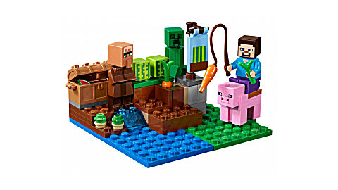 lego乐高积木玩具我的世界系列21138甜瓜农场套装速组速拼