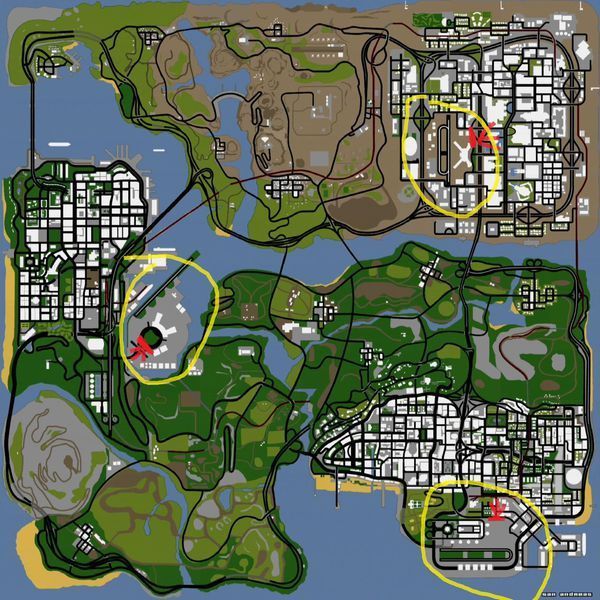 侠盗猎车手圣安地列斯秘籍飞机怎么