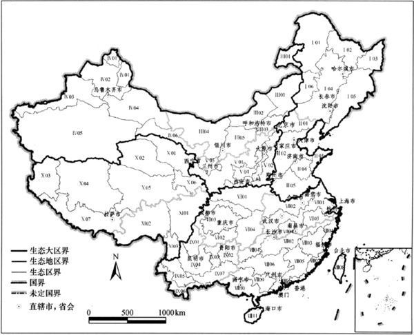 亲，帮忙找一张全面的有颜色划分的中国行政区域划分图