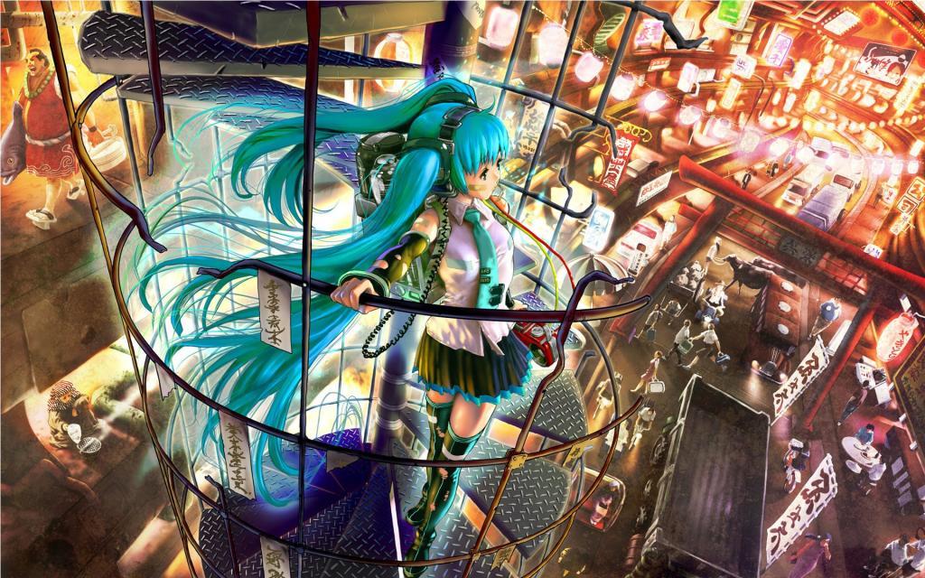 唯美初音未来电脑壁纸[图1]