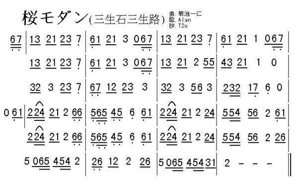 三生石三生路-阿兰的 曲谱