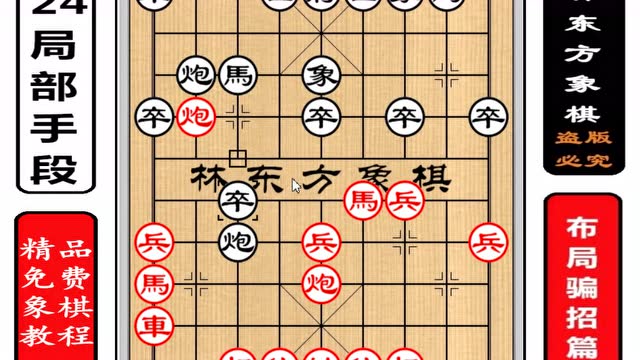 林东方象棋:布局陷阱24 局部手段 张强特大布局骗招篇