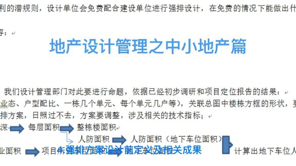 [图]地产设计管理之中小地产篇 4.强排设计方案前的命题以及相关成果