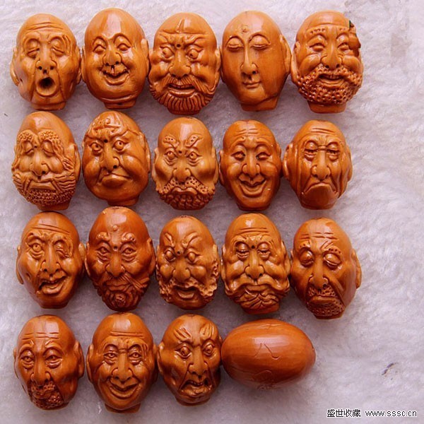 请帮我区分一下下图中十八罗汉的名字