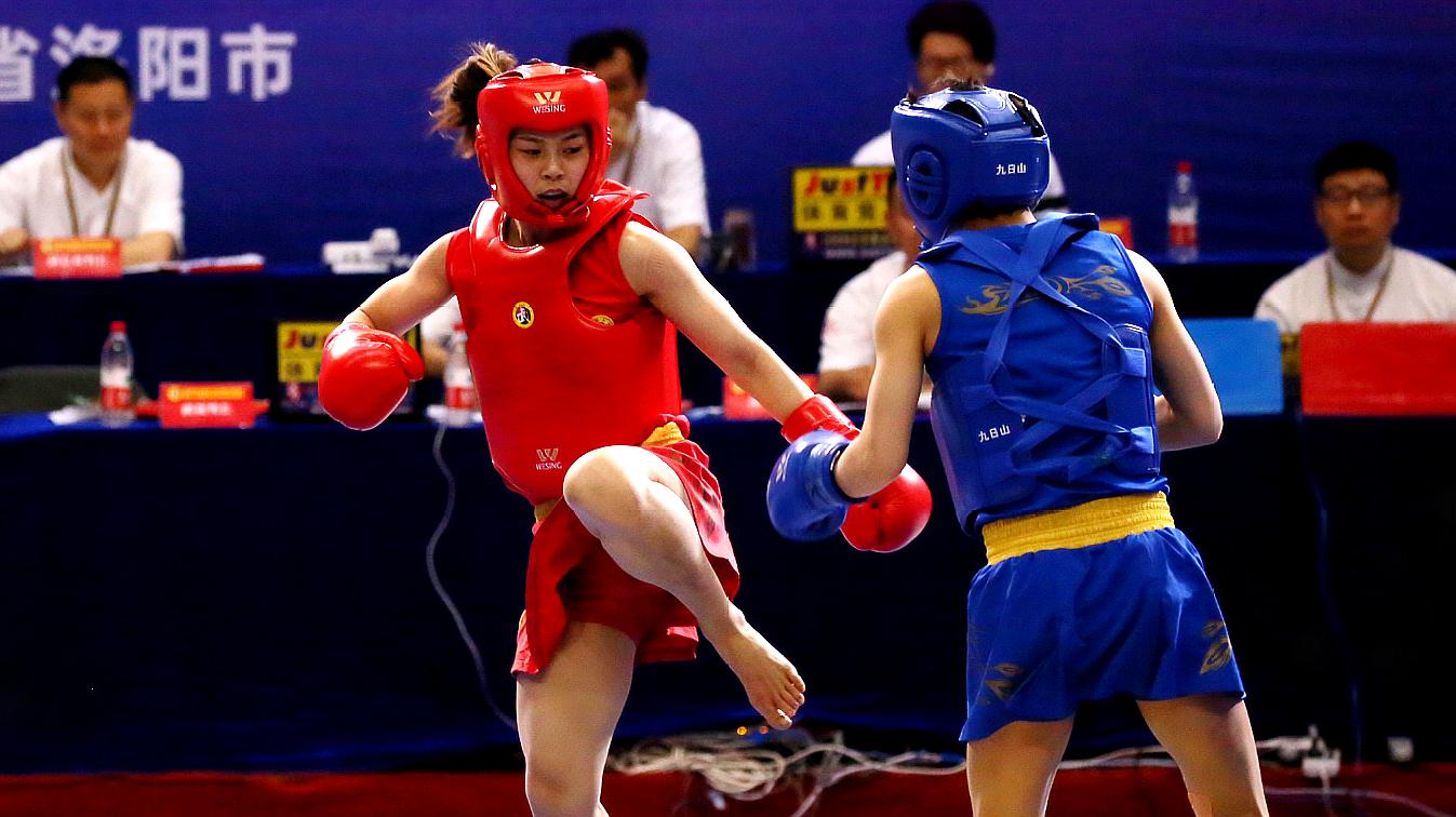 2019年全国女子散打锦标赛第三单元:关啊翠vs王水杰