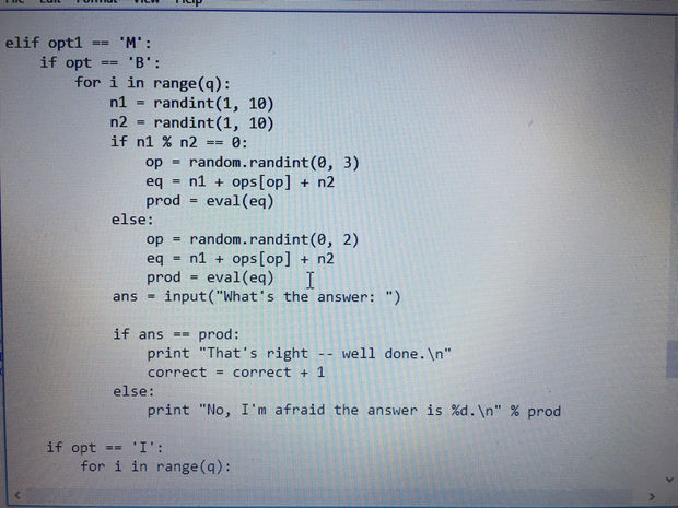 python关于抽取两个随机数,并进行随机加减乘