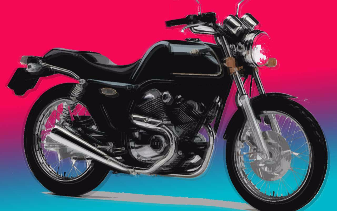 雅马哈女妖srv250车型合集丨90年代的复古摩托车