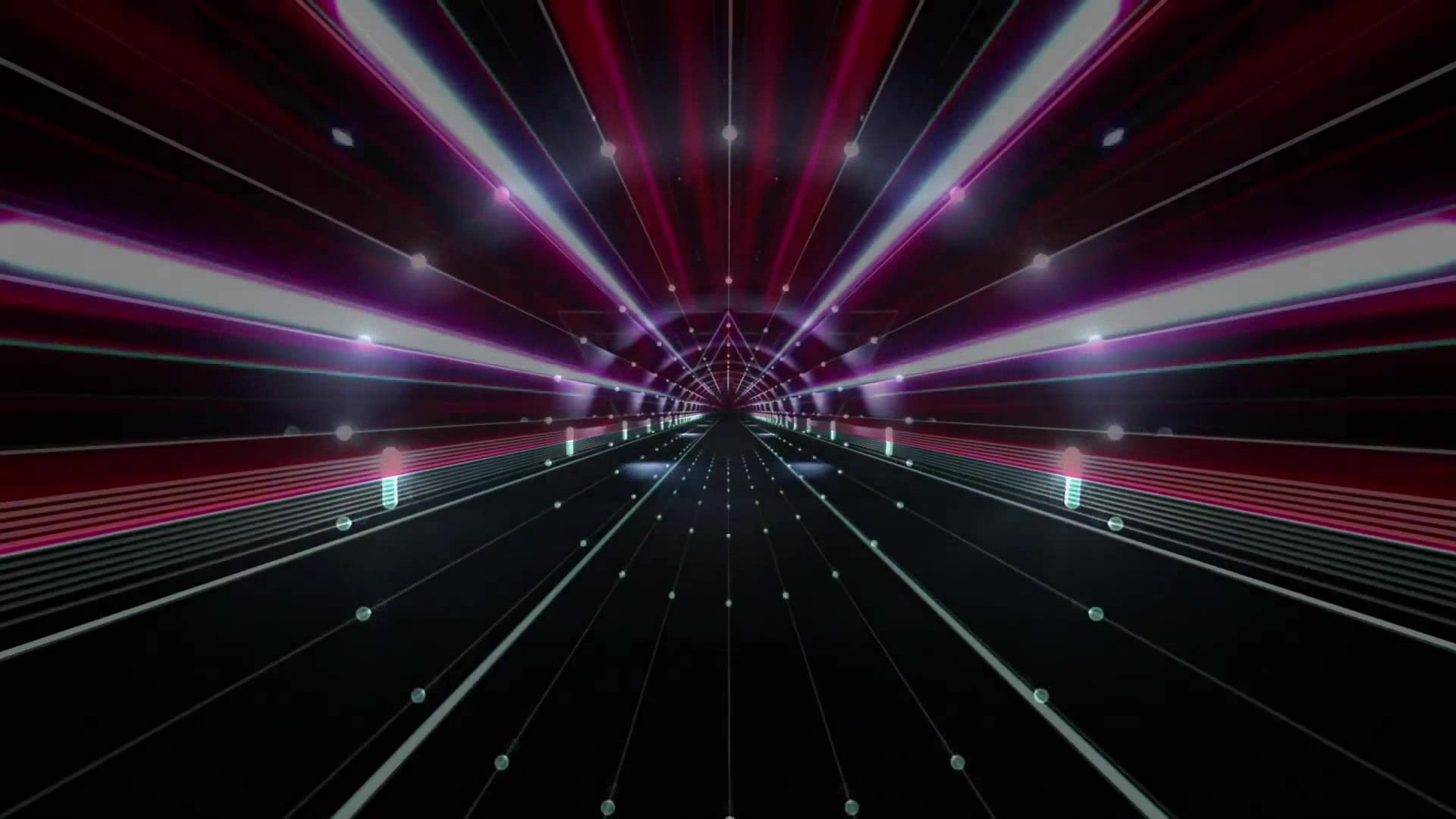 健身房动感单车炫酷动感单车隧道骑行视频背景配套视频源