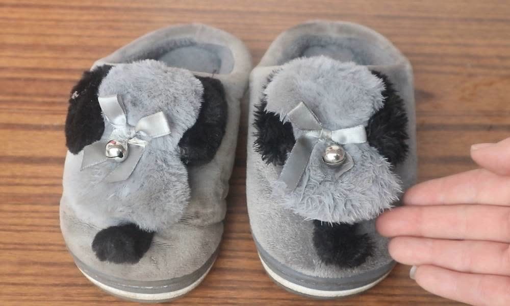 棉拖鞋脏了这样清洗,不用清水洗不用晒,鞋子就像新的一样干净