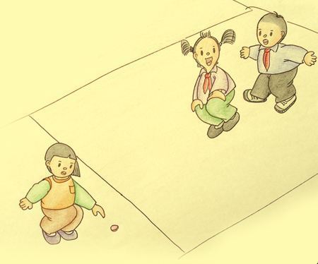  丢沙包>