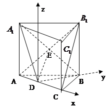 (本小题满分12分)在直三棱柱中, 是 中点.