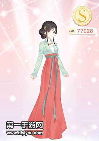 奇迹暖暖第四章汉服女神绫罗平民S装扮