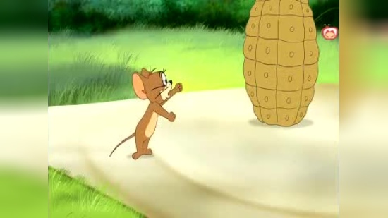 猫和老鼠 杰瑞被蚂蚁的西瓜籽子弹都要打晕了