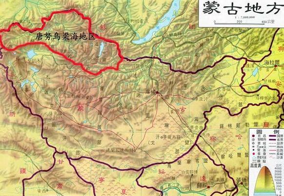 唐努乌梁海的领土现状