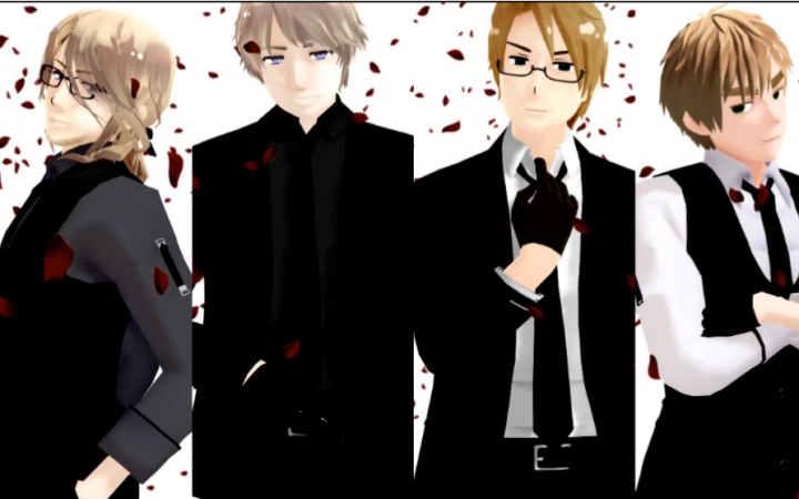 [图]【APH/MMD】米英露法的Scissorhands