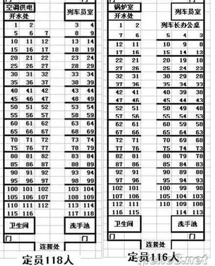 k1583次列车座位图图片