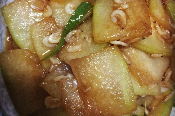 虾米吵冬瓜怎么做好吃