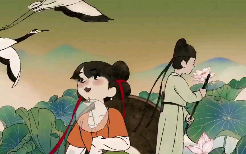 中国传媒大学动画数字艺术学院 —— 中国风——《春困》