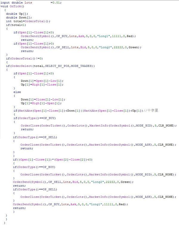 MT4里自己编的EA不平仓。见图,请指正