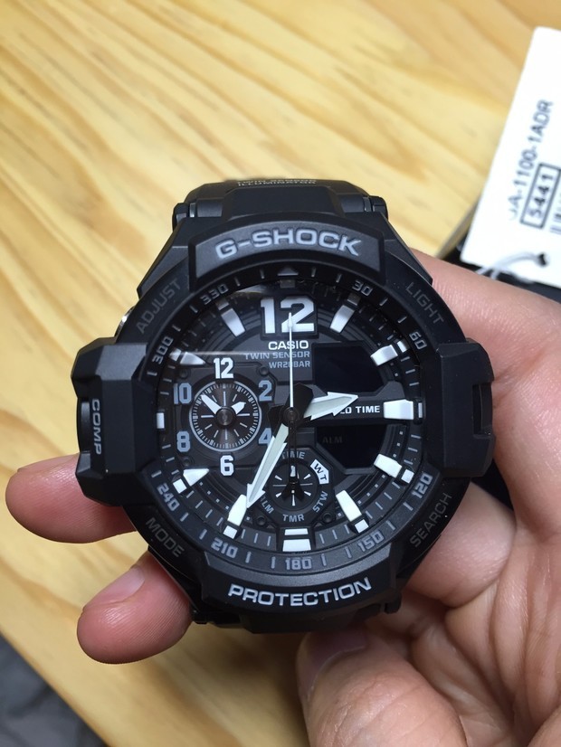 卡西欧ga-1100-1a时间怎么设置