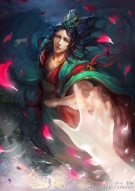 求几张三国杀曹植的插画