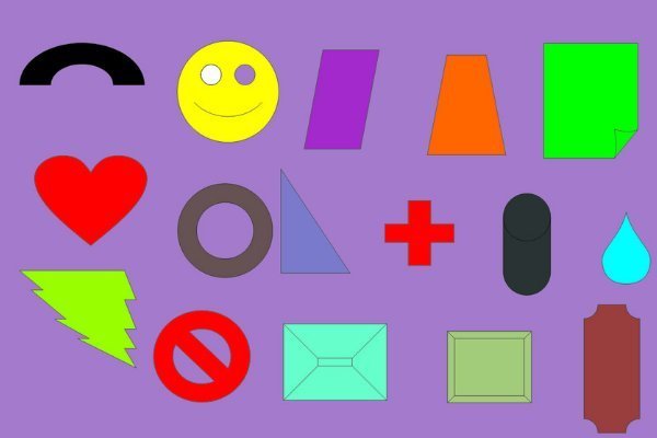 一个图形被信封遮住了一部分,这个图形会是怎样的