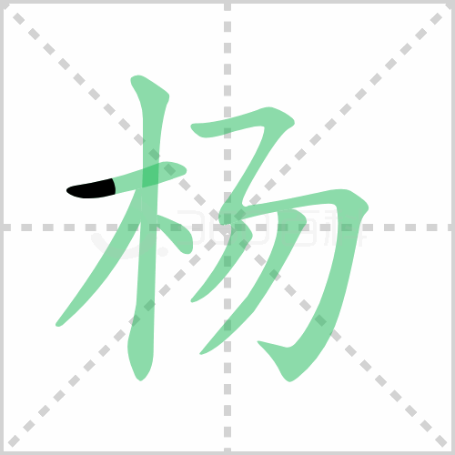 杨的解释|读音|部首|组词