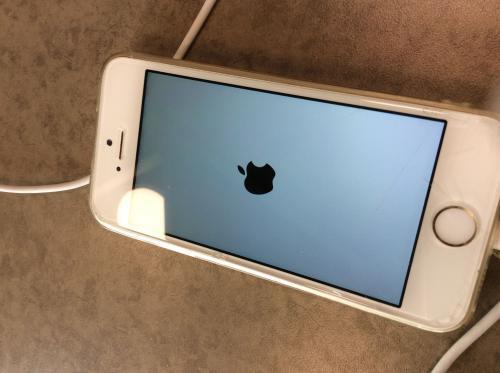 苹果5s换屏以后,开不了机是怎么回事,一直是白