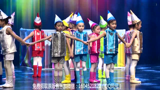 幼儿园大班律动舞蹈《七彩画笔》