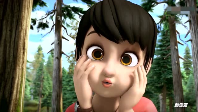 熊出没 赵琳做鬼脸卖萌,求光头强原谅她,这表情萌萌哒