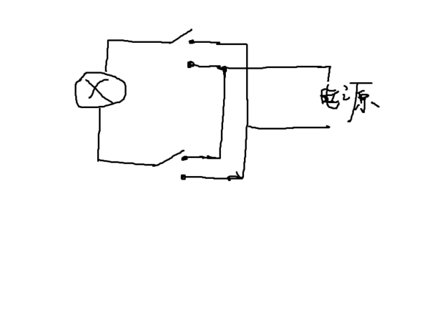 手捏开关怎么接线图片