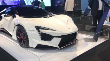 迪拜国际车展实拍顶级超跑,莱肯fenyr supersport