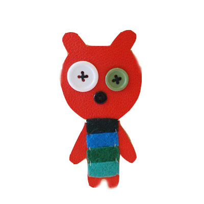 简单手工扣子做的动物