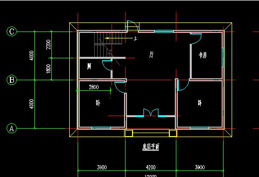 建筑平面图中字母符号rd,qd,f,xf,pf,py,s,n代表什么意思