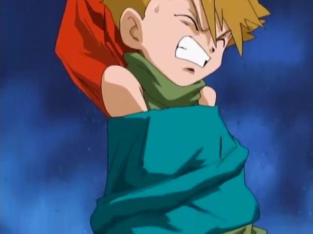 阿和为了保护弟弟阿武,遇到危险,加布兽进化为加鲁鲁兽