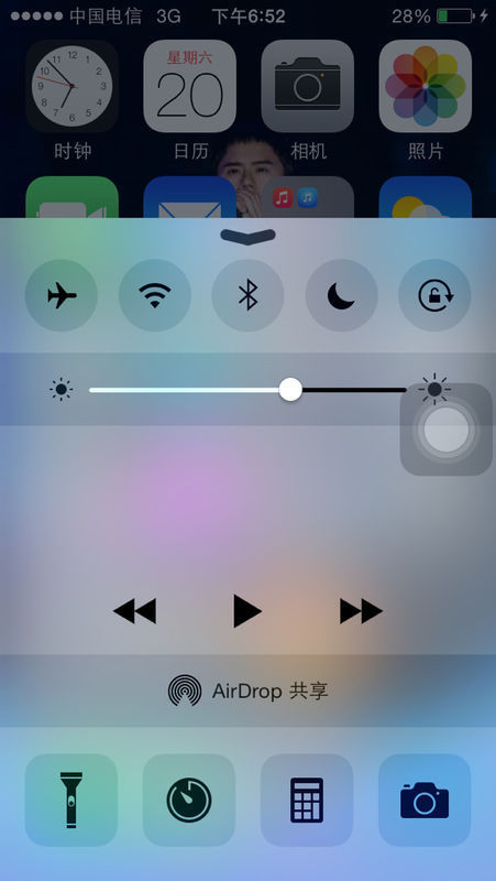 iphone5s没声音了,控制中心也没有,但是通话的时候扬声器和手机都正常